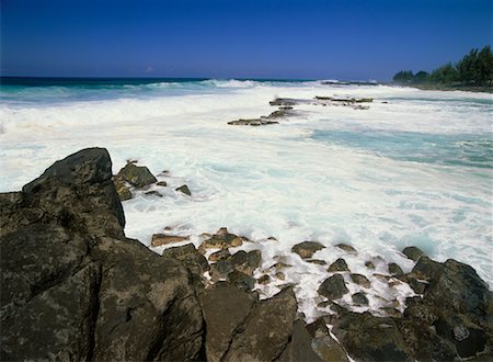 simsearch:700-00607687,k - Volcanic Rock, Waimea Bay, North Shore, Oahu, Hawaii, USA Stock Photo - Rights-Managed, Code: 700-00607666