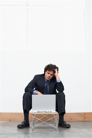 simsearch:700-00607836,k - Businessman Having Computer Problems Stock Photo - Rights-Managed, Code: 700-00607795