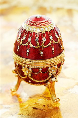 egg with jewels - Faberge Egg Stock Photo - Rights-Managed, Code: 700-00608310