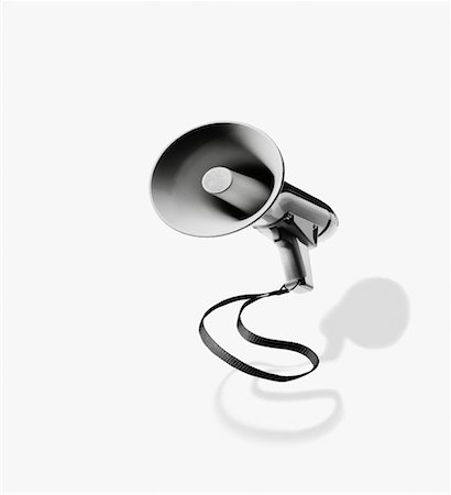 speakers, white background - Megaphone Stock Photo - Rights-Managed, Code: 700-00608362