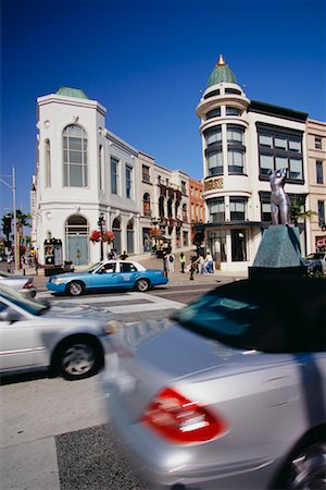 famous places in la - Rodeo Drive, Beverly Hills, California, USA Stock Photo - Rights-Managed, Code: 700-00608781