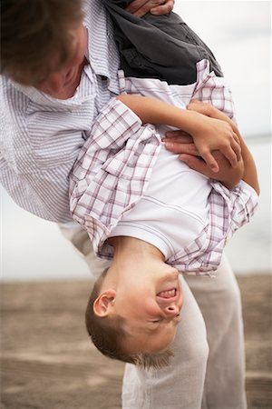 simsearch:700-00609073,k - Father and Son Outdoors Stock Photo - Rights-Managed, Code: 700-00609073
