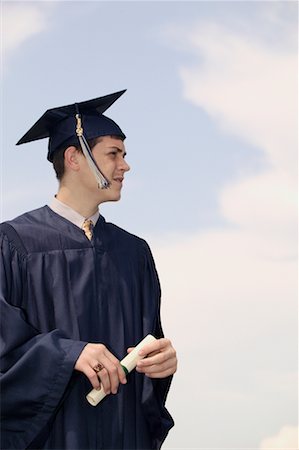 Portrait of Graduate Stock Photo - Rights-Managed, Code: 700-00609318