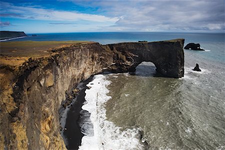 Cap Dyrholaey, Islande Photographie de stock - Rights-Managed, Code: 700-00609796
