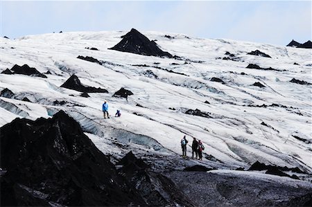 simsearch:700-07840748,k - Menschen am Solheimajokull Gletscher, Island Stockbilder - Lizenzpflichtiges, Bildnummer: 700-00609791
