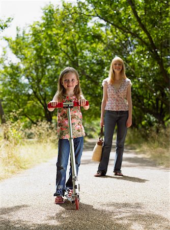 Mother and Daughter Outdoors Stock Photo - Rights-Managed, Code: 700-00609898