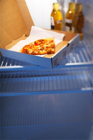 Leftover Pizza in Fridge Stock Photo - Rights-Managed, Code: 700-00603407