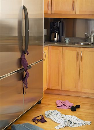 simsearch:700-00159387,k - Clothes on Kitchen Floor Stock Photo - Rights-Managed, Code: 700-00616744