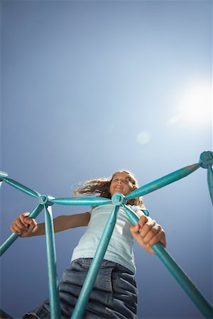 Girl on Playground Stock Photo - Rights-Managed, Code: 700-00617187