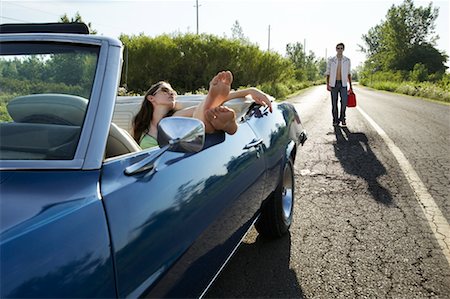 Car Out of Gas Stock Photo - Rights-Managed, Code: 700-00618433