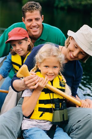 Family Canoeing Stock Photo - Rights-Managed, Code: 700-00618464