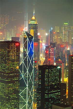 simsearch:700-03638900,k - Overview of City, Hong Kong, China Foto de stock - Con derechos protegidos, Código: 700-00610409