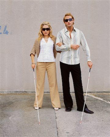Blind person and sunglasses Stock Photos - Page 1 : Masterfile