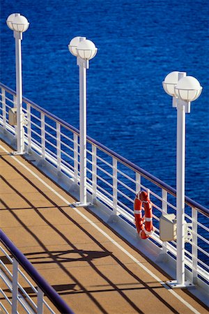 ship lifeline - Deck of Cruise Ship Stock Photo - Rights-Managed, Code: 700-00620108