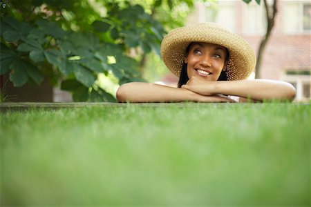 Portrait of Woman Outdoors Stock Photo - Rights-Managed, Code: 700-00620252