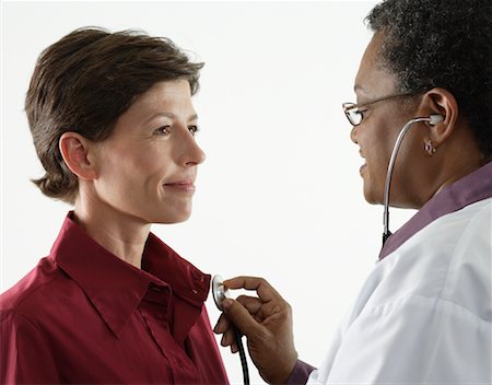 stethoscope heart - Doctor Helping Patient Stock Photo - Rights-Managed, Code: 700-00623049