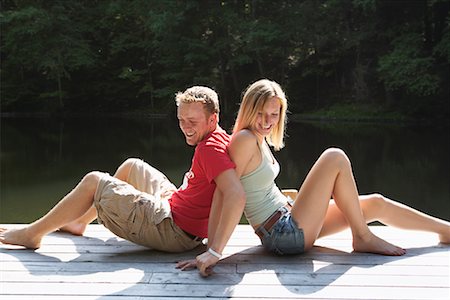 Couple on Dock Stock Photo - Rights-Managed, Code: 700-00623184