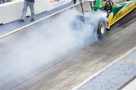 speed, smoke - Drag Racer Burnout Stock Photo - Rights-Managed, Code: 700-00634262