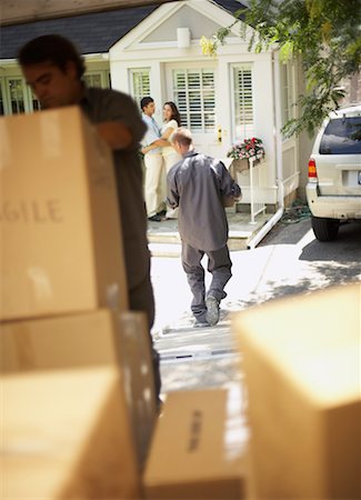 Couple Moving into New Home Stock Photo - Rights-Managed, Code: 700-00634383