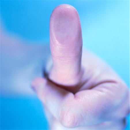 symbol finger - Person's Thumb Stock Photo - Rights-Managed, Code: 700-00635462