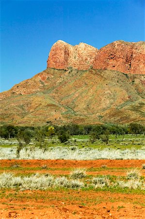 dramatic landscape in australia - Mountains Near Haasts Bluff, Northern Territory, Australia Stock Photo - Rights-Managed, Code: 700-00635481