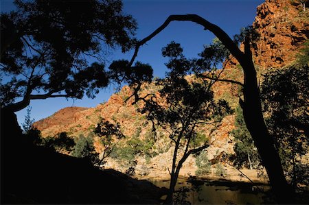 Ormiston Gorge dans les West MacDonnell Ranges, territoire du Nord, Australie Photographie de stock - Rights-Managed, Code: 700-00635495