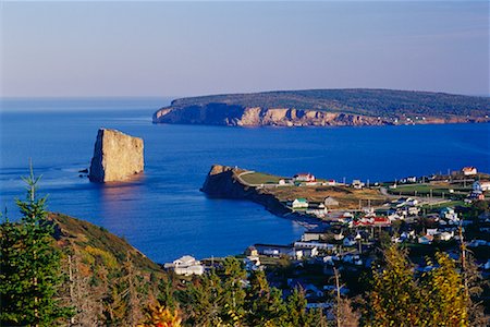 península gaspe - Perce Rock, Gaspe Peninsula, Quebec, Canada Stock Photo - Rights-Managed, Code: 700-00635539