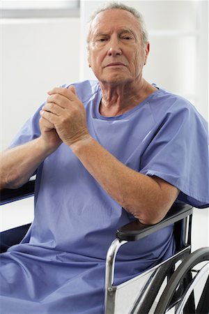 Portrait of Man in Wheelchair Stock Photo - Rights-Managed, Code: 700-00639379