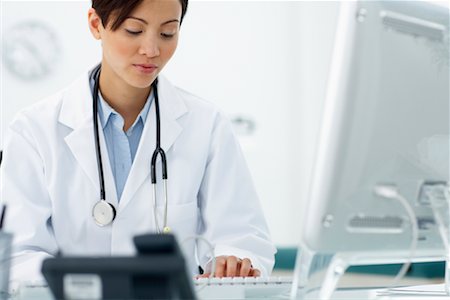 Doctor at Computer Stock Photo - Rights-Managed, Code: 700-00639433