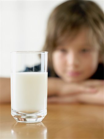 simsearch:700-00639623,k - Glass of Milk, Boy in Background Stock Photo - Rights-Managed, Code: 700-00639624