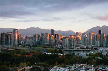 Vancouver Skyline, British Columbia, Canada Stock Photo - Rights-Managed, Code: 700-00639693