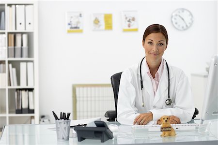 Portrait of Veterinarian Stock Photo - Rights-Managed, Code: 700-00644275