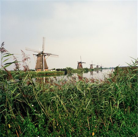 simsearch:700-00182220,k - Windmills, Kinderdijk, Netherlands Stock Photo - Rights-Managed, Code: 700-00641227