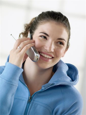 Woman Talking on Cellular Phone Stock Photo - Rights-Managed, Code: 700-00642387