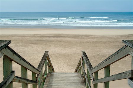 stair beach - Stairs Leading to Beach Stock Photo - Rights-Managed, Code: 700-00651158