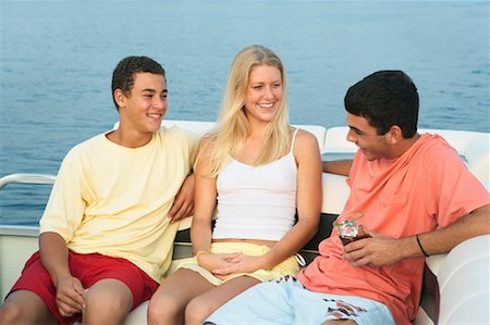 Teenagers on Boat Stock Photo - Rights-Managed, Code: 700-00651349