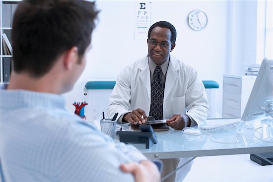 Patient with Eye Doctor Stock Photo - Premium Rights-Managed, Artist: Jerzyworks, Image code: 700-00660998