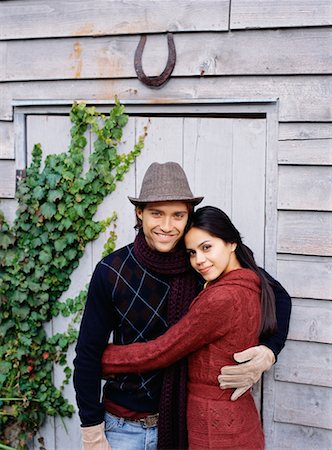 riverdale farm - Portrait of Couple Foto de stock - Con derechos protegidos, Código: 700-00661060