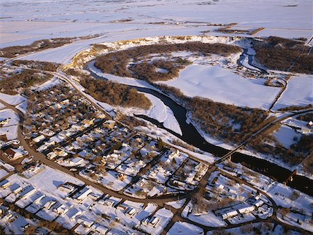 Souris River in Winter, Wawanesa, Manitoba, Canada Stock Photo - Rights-Managed, Code: 700-00661191