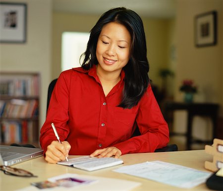 simsearch:700-00151235,k - Woman Paying Bills Stock Photo - Rights-Managed, Code: 700-00688685