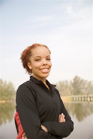 Portrait of Woman Outdoors Stock Photo - Rights-Managed, Code: 700-00688691