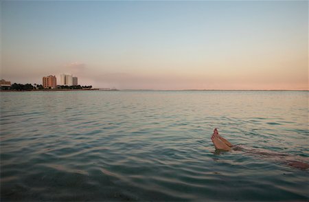 Woman Floating in Water, Dead Sea, Israel Stock Photo - Rights-Managed, Code: 700-00681310