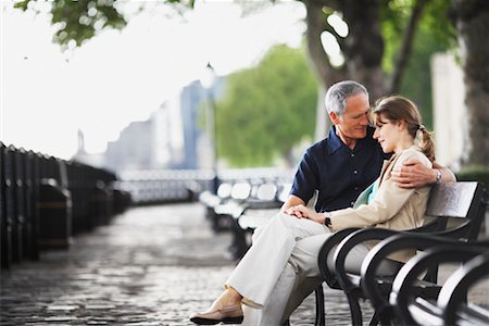 simsearch:700-00681496,k - Couple on Park Bench, London, England Stock Photo - Rights-Managed, Code: 700-00681492