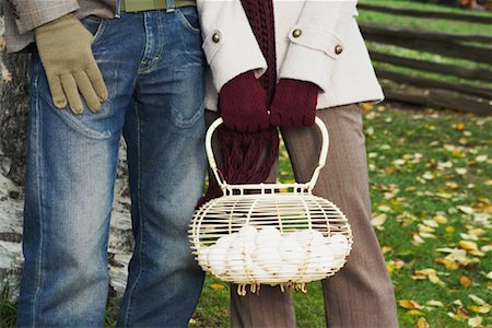 Couple With Basket of Eggs Stock Photo - Rights-Managed, Code: 700-00683387