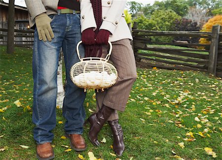 Couple With Basket of Eggs Stock Photo - Rights-Managed, Code: 700-00683388