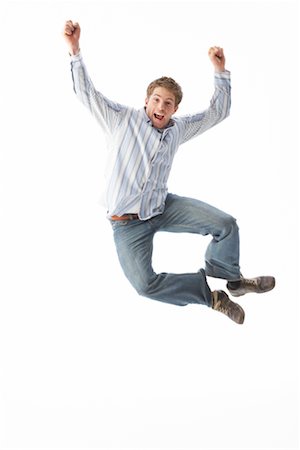 Man Jumping in Air Stock Photo - Rights-Managed, Code: 700-00711484