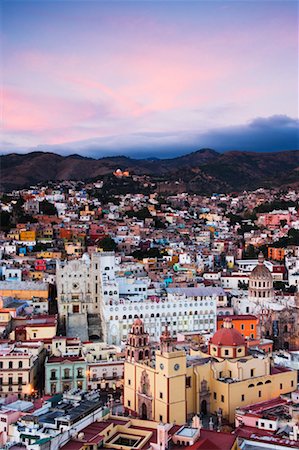 Centre-ville, Guanajuato, Mexique Photographie de stock - Rights-Managed, Code: 700-00711531