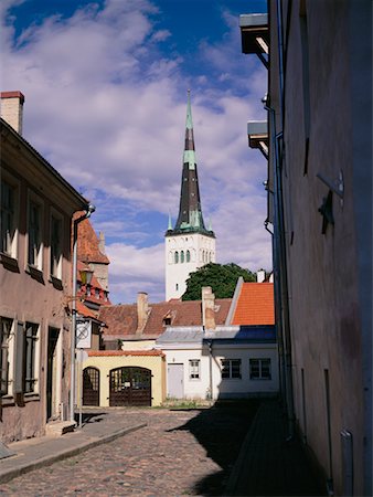 simsearch:832-03724776,k - Street and Church, Tallinn, Estonia Stock Photo - Rights-Managed, Code: 700-00711640
