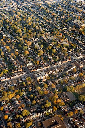 expansión urbana - Aerial View of Residential Area, Toronto, Ontario, Canada Foto de stock - Con derechos protegidos, Código: 700-00711782