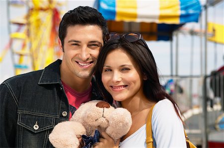 fun fair win - Couple at Carnival Stock Photo - Rights-Managed, Code: 700-00711811